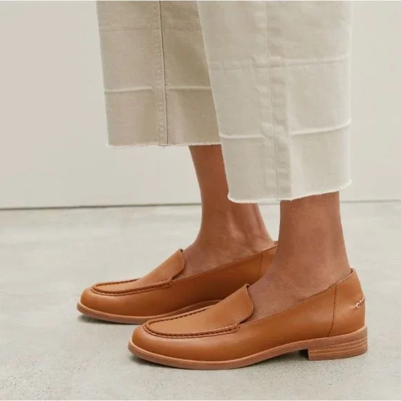 Everlane The Modern Loafers in Camel Brown New Womens oxfords Shoes - Picture 13 of 13